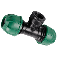 Трійник з внутрішнім різьбленням Irritec 25х3/4"х25