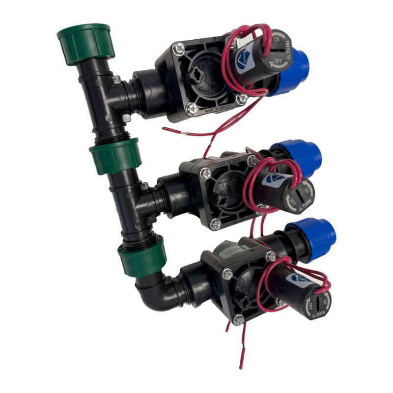 Комплект гребінки з клапанами Hunter PGV 1″