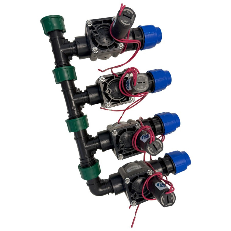 Комплект гребінки з клапанами Hunter PGV 1″